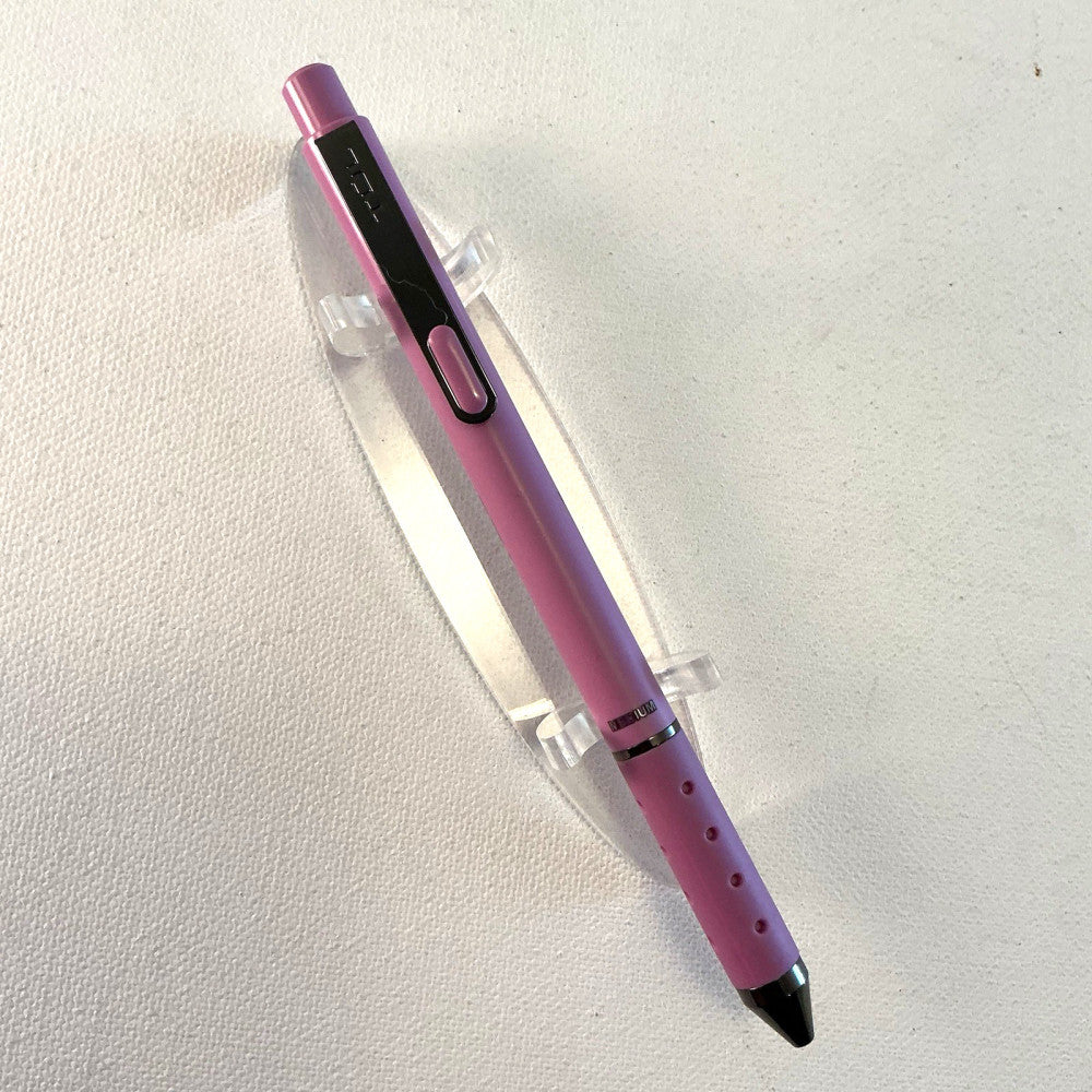 NEW TUL Pen Gel Metallic Ink DARK PINK Ink 0.8 MED, Gunmetal Clip, Matte Barrel