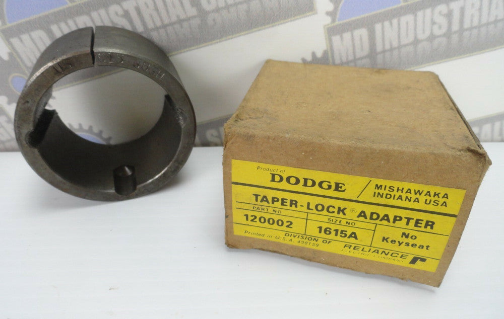 DODGE - 120002 Taper-Lock Adapter, Size #1615A, No Keyseat (NEW in BOX)