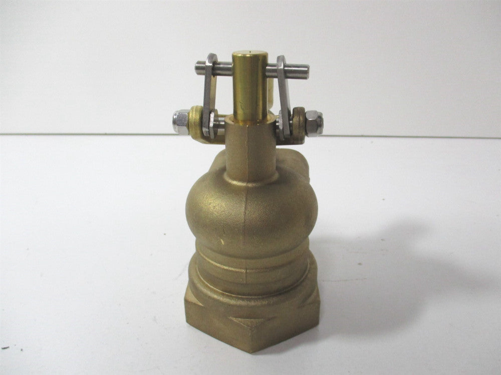 (R605T-2-7) 35 Psi 3/8"-16 Rod Thread Heavy Duty Brass Pipe-Mount Float Valve