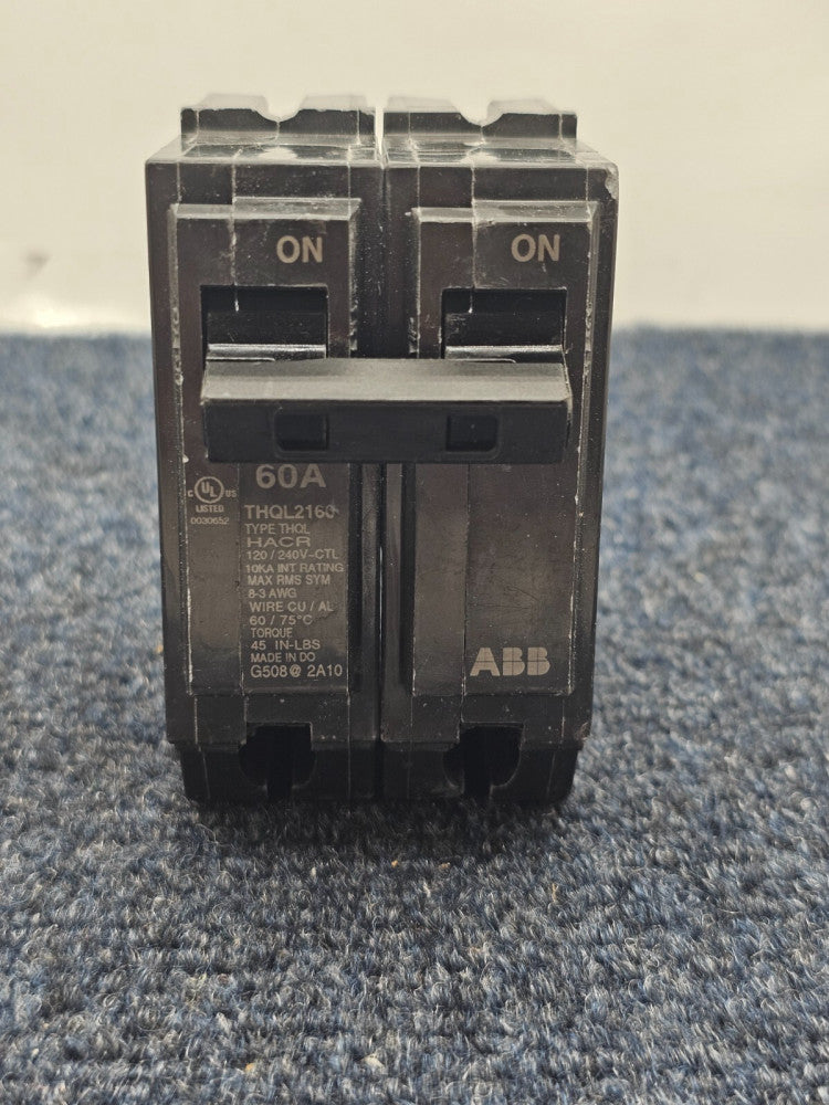 General Electric ABB THQL2160: Circuit Breaker 60A 2P 120/240V Plug-On
