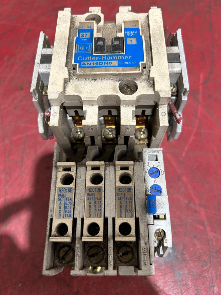 USED CUTLER HAMMER CONTACT RELAY STARTER AN16DN0
