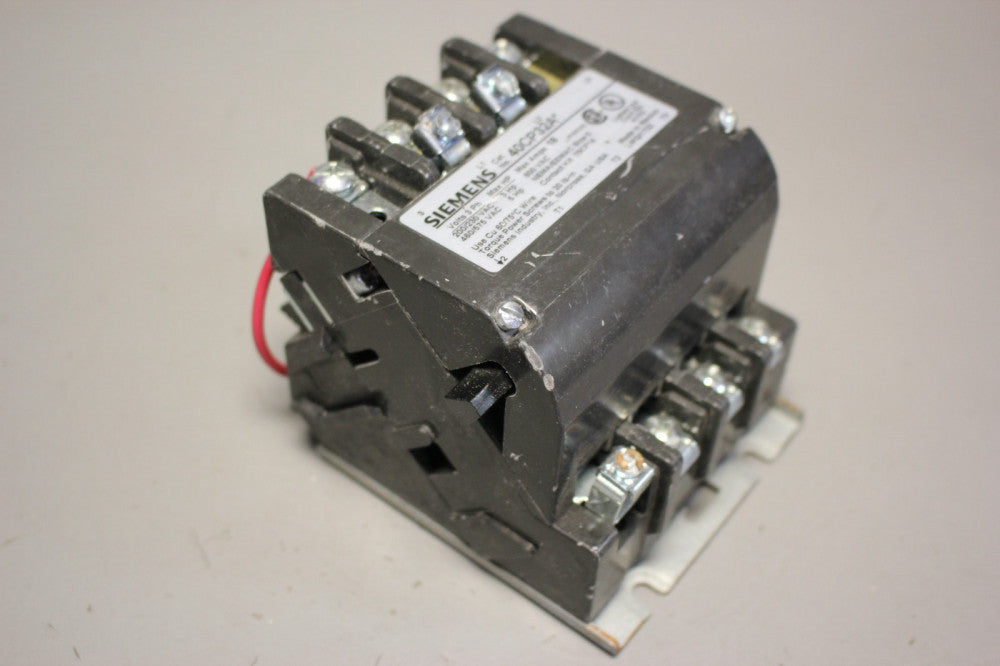 SIEMENS NON REVERSING CONTACTOR 40CP32AF
