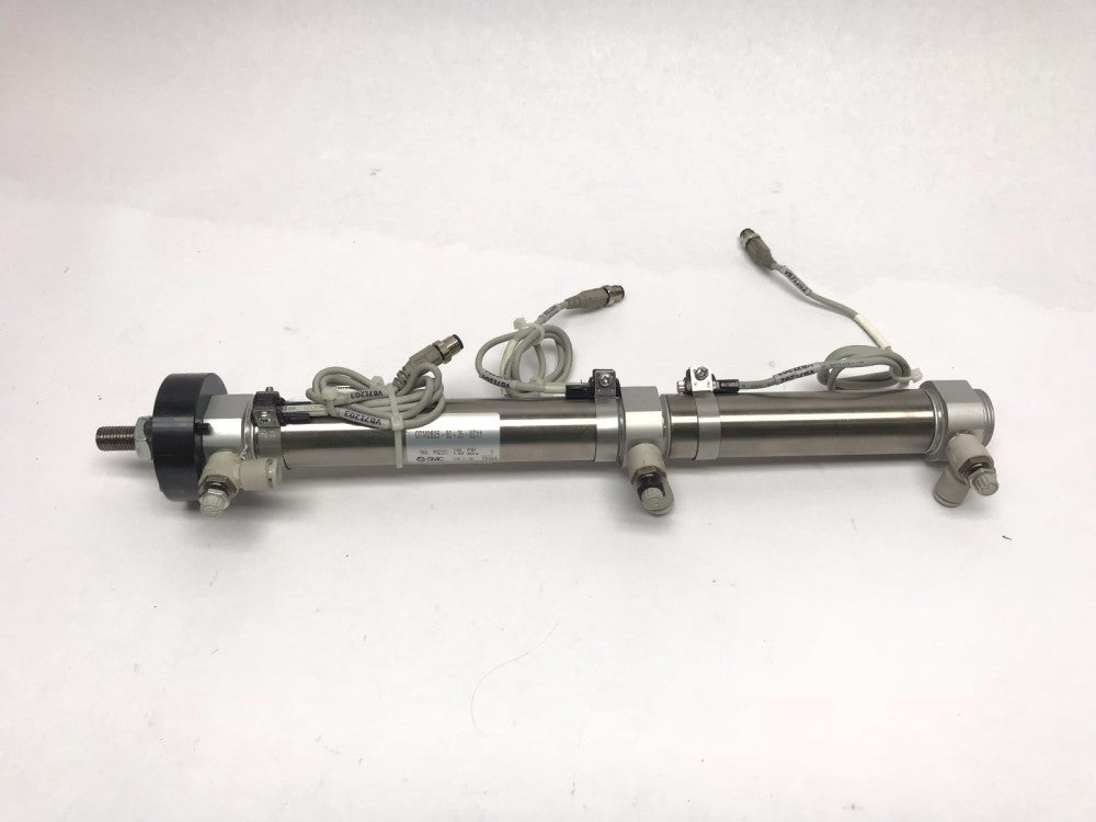 SMC CDM2B25-80+35-XC11 Pneumatic Cylinder Assembly w/ D-M9N Switches