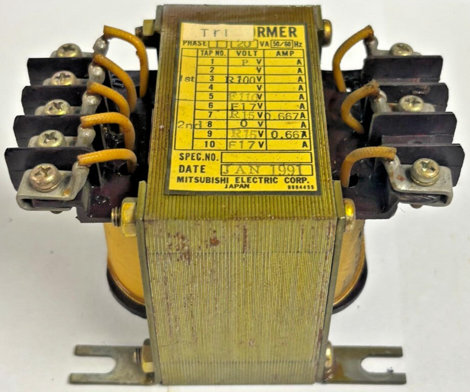 MITSUBISHI BT-5055 TRANSFORMER 1PH 50VA 50/60HZ