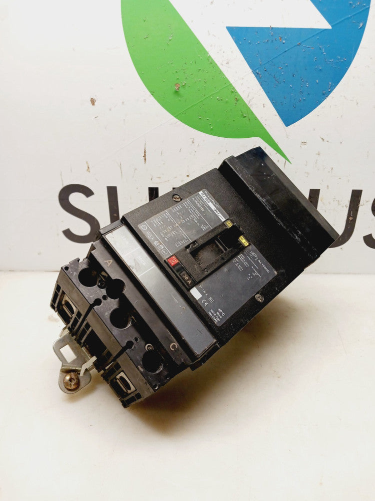 SQUARE D HJA260302 30 AMP POWERPACT CIRCUIT BREAKER 2P 600 VAC 250 VDC 100KA