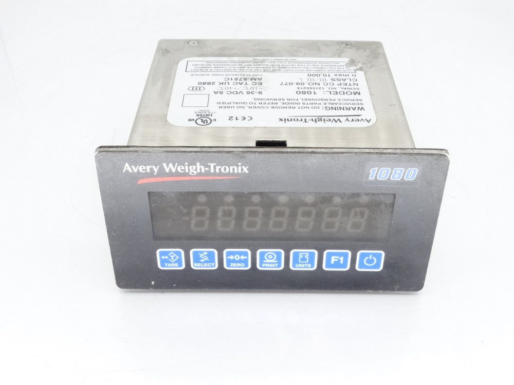 AVERY WEIGH-TRONIX 1080 PROCESS CONTROLLER