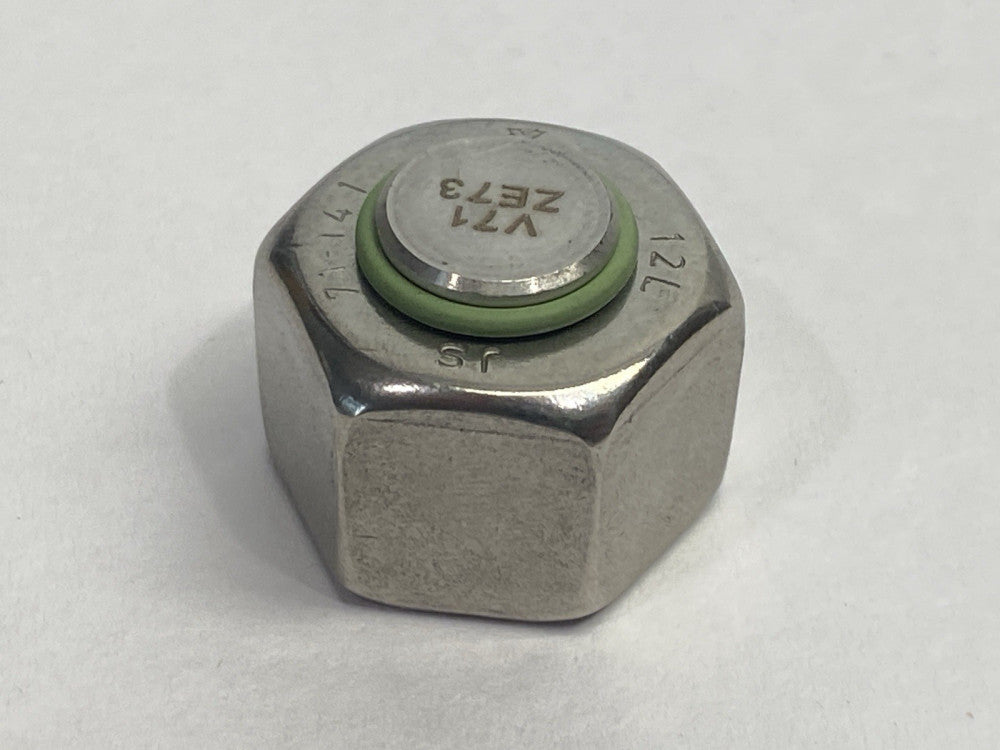 Brennan Industries D0304-C-L12-SS Compression Fitting Cap 12mm OD M18x1.5