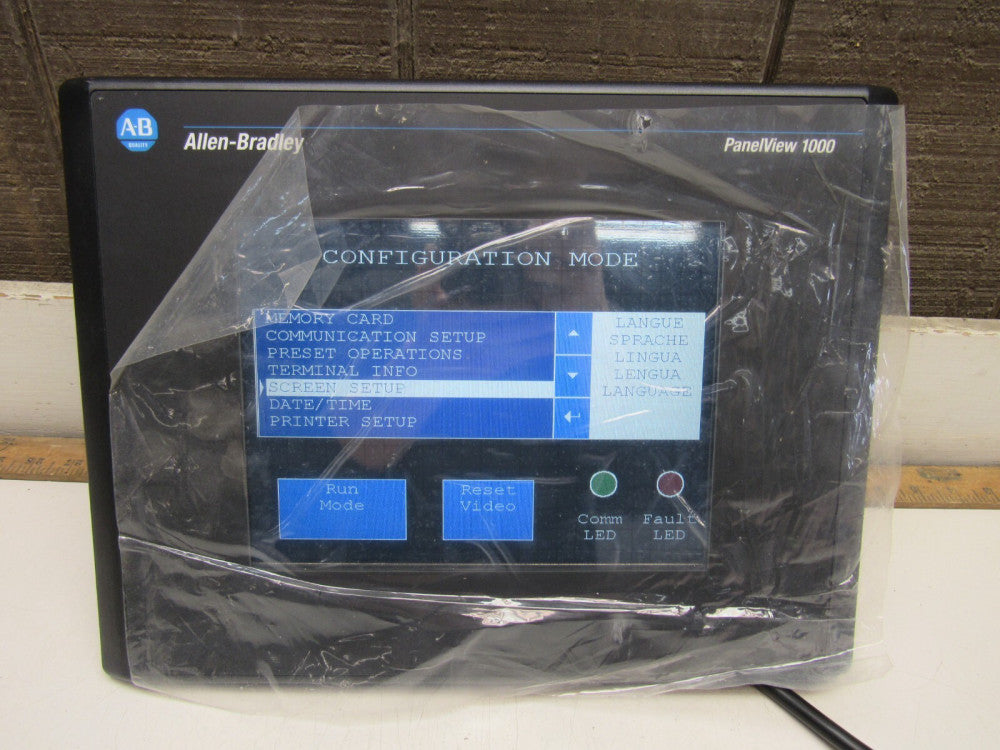ALLEN BRADLEY PANELVIEW-1000 2711-T10C9 SER-F FRN-4.46 NEW NOT IN THE BOX!!READ