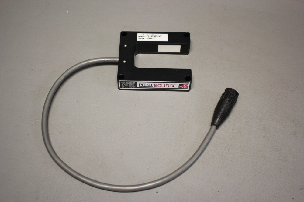 UNUSED ACCUWEB POINT SOURCE EDGE DETECTION SENSOR 1.5X3U 4043-01