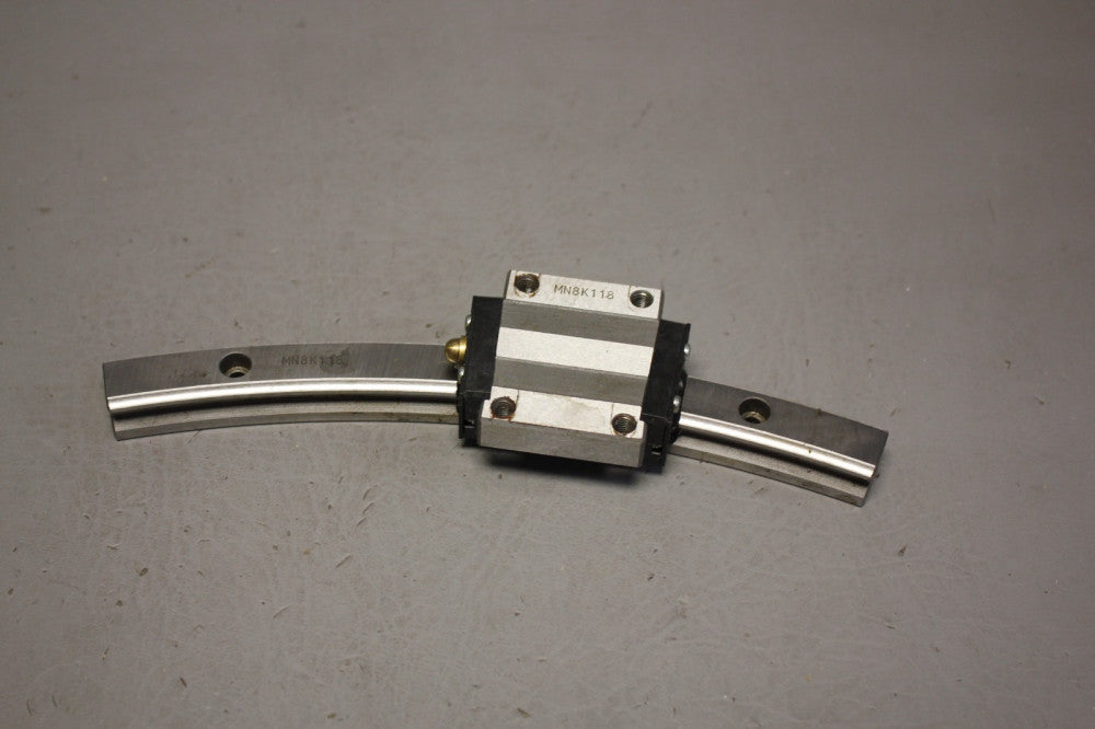 THK CURVED LINEAR RAIL WITH BLOCK MN8K118