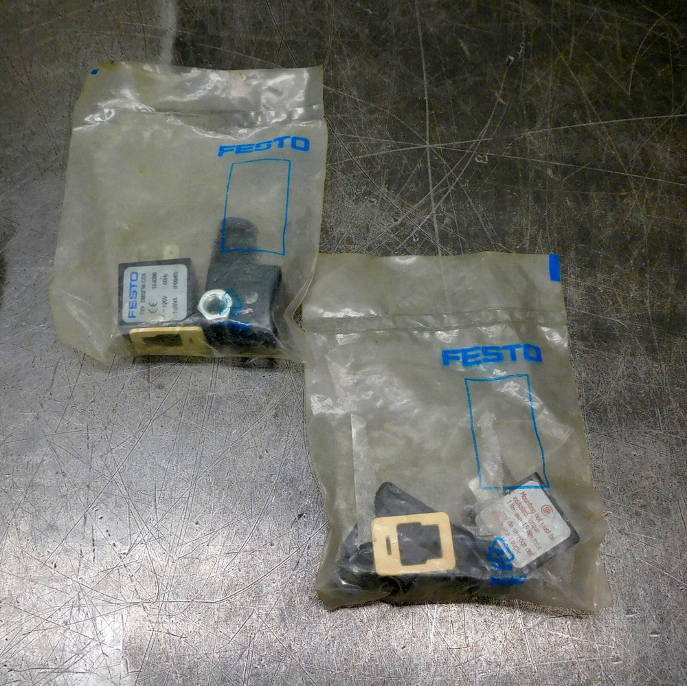 Festo BMSFW-CSA Solenoid Coil Valve Assembly Lot of Two (2)