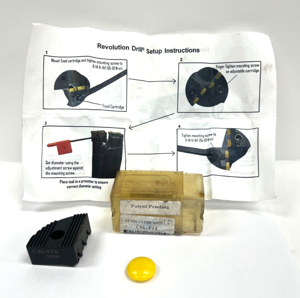 REVOLUTION DRILL ACCESSORY C46-FIX STYLE FIXED SERIES R46