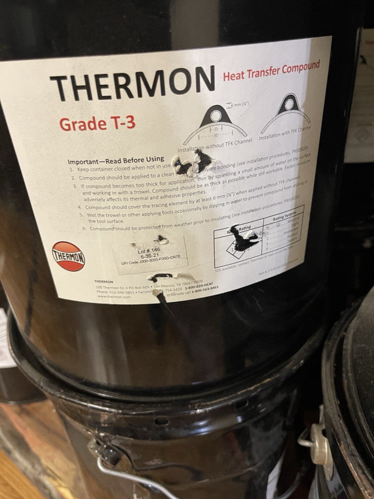 THERMON HEAT TRANSFER COMPOUND GRADE T-3, 5 GALLONS *FREE SHIPPING*