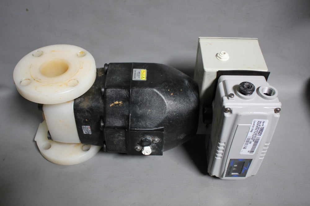 ASAHI 2" ACTUATED TEFLON VALVE W/ SMART POSITIONER PST-A202D.N & 2484286-010