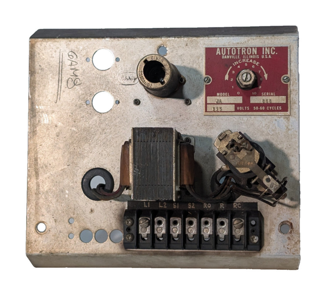 Autotron, Inc. Model JA Power Supply Assembly, 115V, 50-60 Cycle, Made in USA