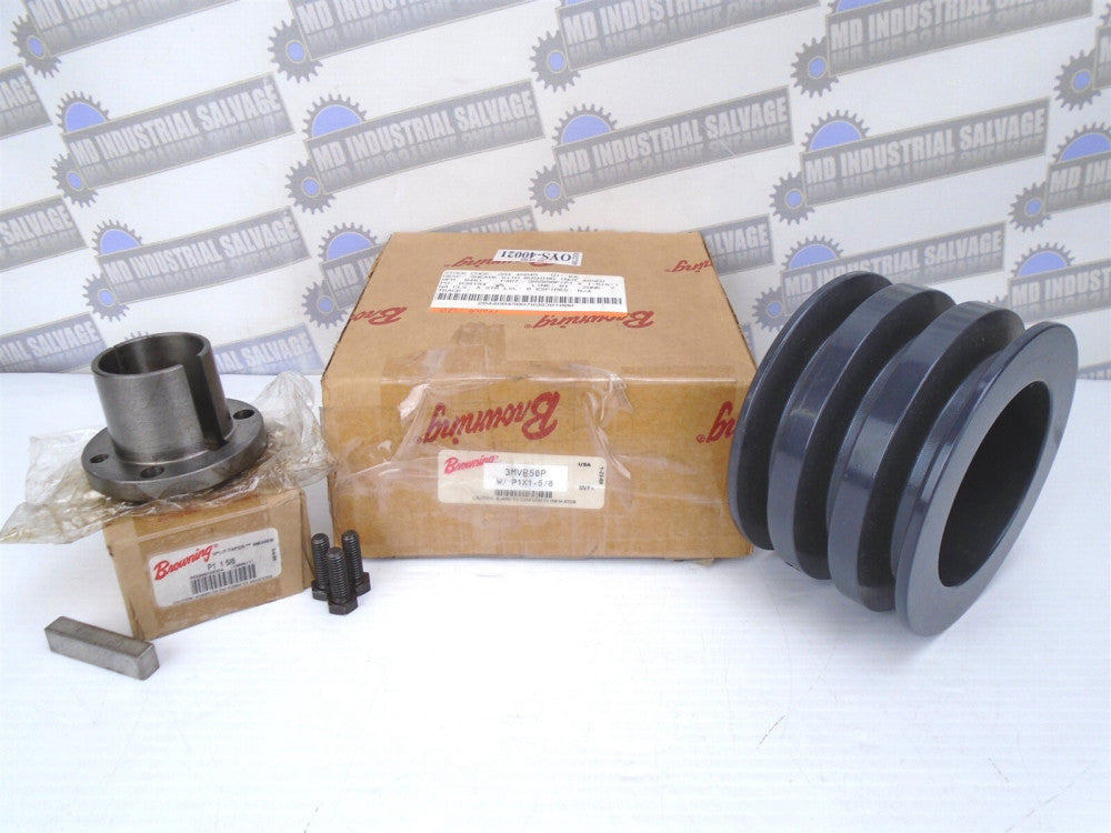 BROWNING - 3MVB50P - 3-GROOVE V-BELT SHEAVE, 1-5/8 P1 Bore Bushing (NEW in BOX)