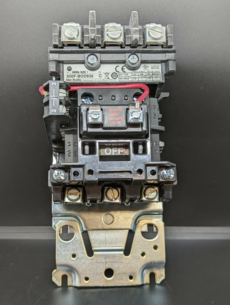 Allen Bradley 500F-BOD930 Size 1 Open 115-120V Contactor NEW IN BOX USA