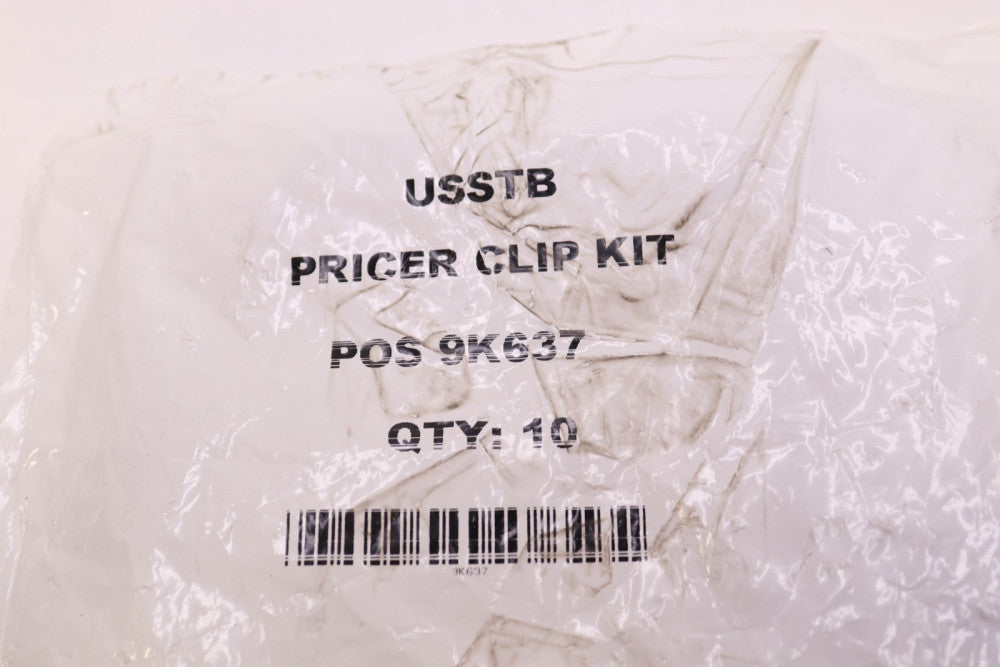 (10-Pk) Pricer Clip Kit POS 9K637 USSTB