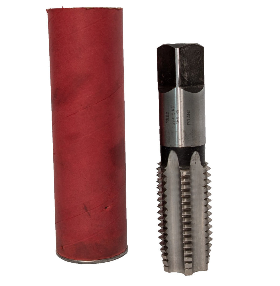 VIS 1-3/4-5-NC, GH6-HS High Speed Steel Tap Cutting Flute, Made in Poland