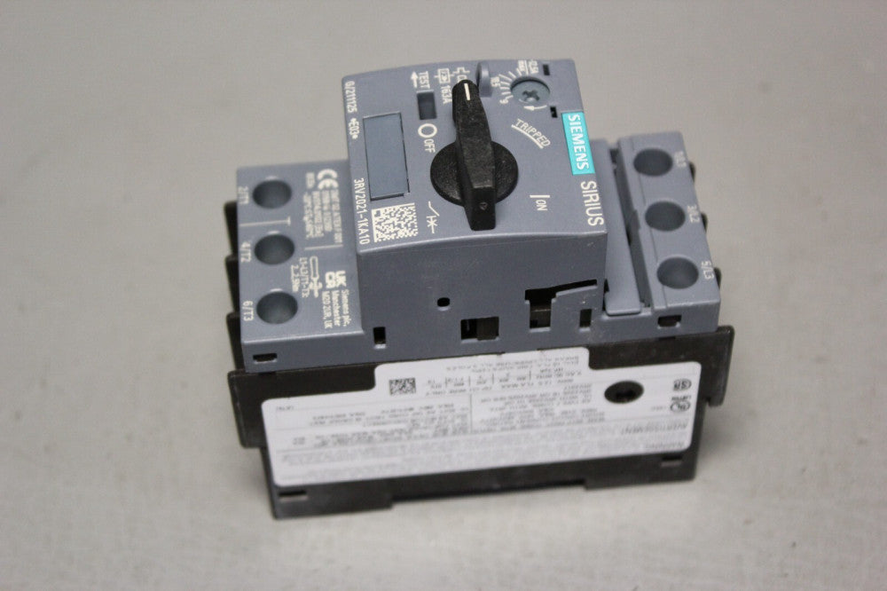 SIEMENS MOTOR PROTECTION CIRCUIT BREAKER 3RV2021-1KA10