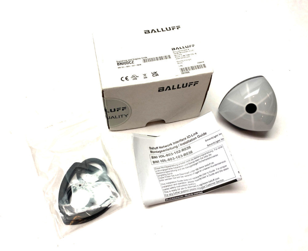 Balluff BNI00CZ SmartLight Compact LED Signal Light, BNI IOL-803-102-R036
