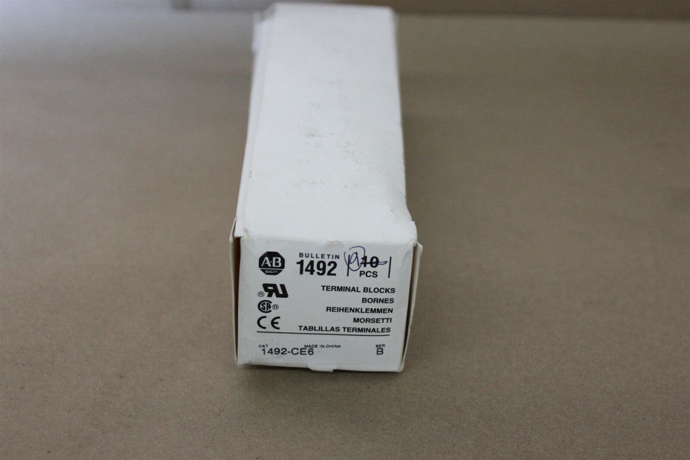 LOT OF 9 NEW ALLEN BRADLEY TERMINAL BLOCKS 1492-CE6 B