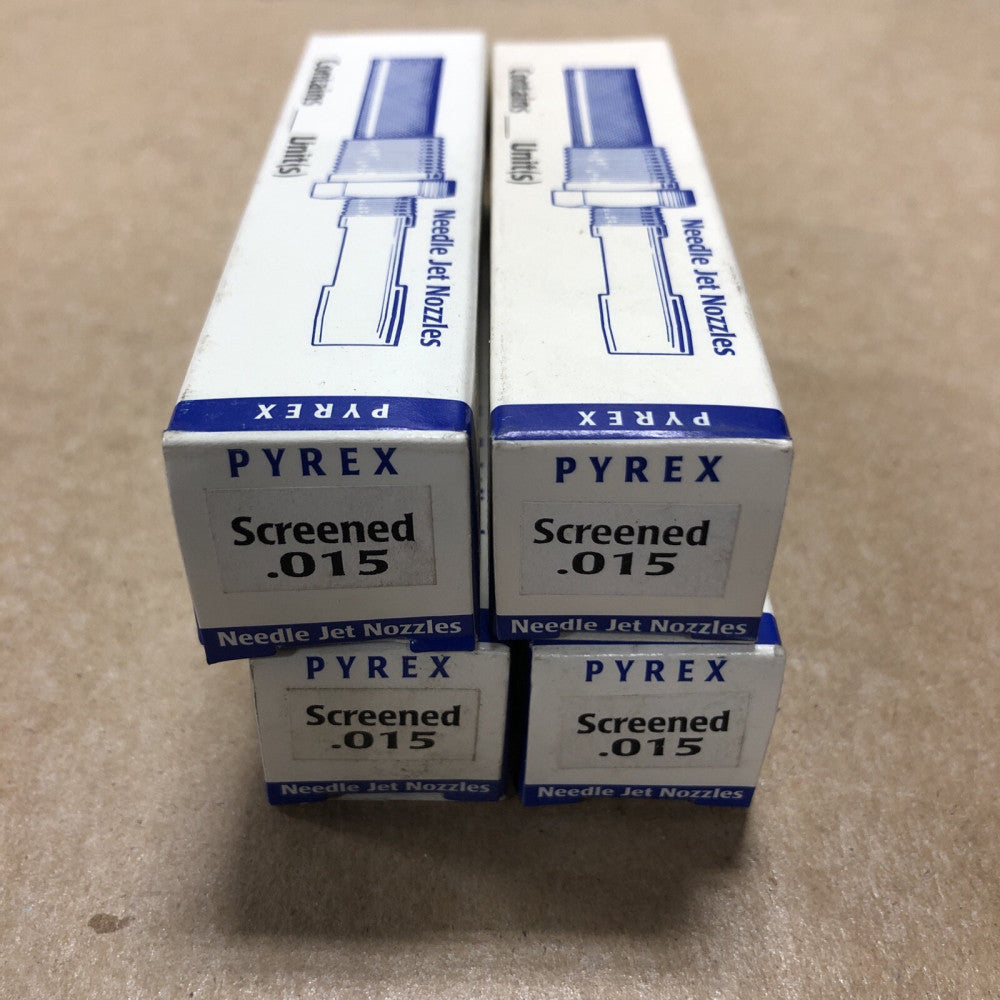 NEW Gatewood Needle Jet Nozzle .015 Stainless Steel Screened (LOT OF 4)
