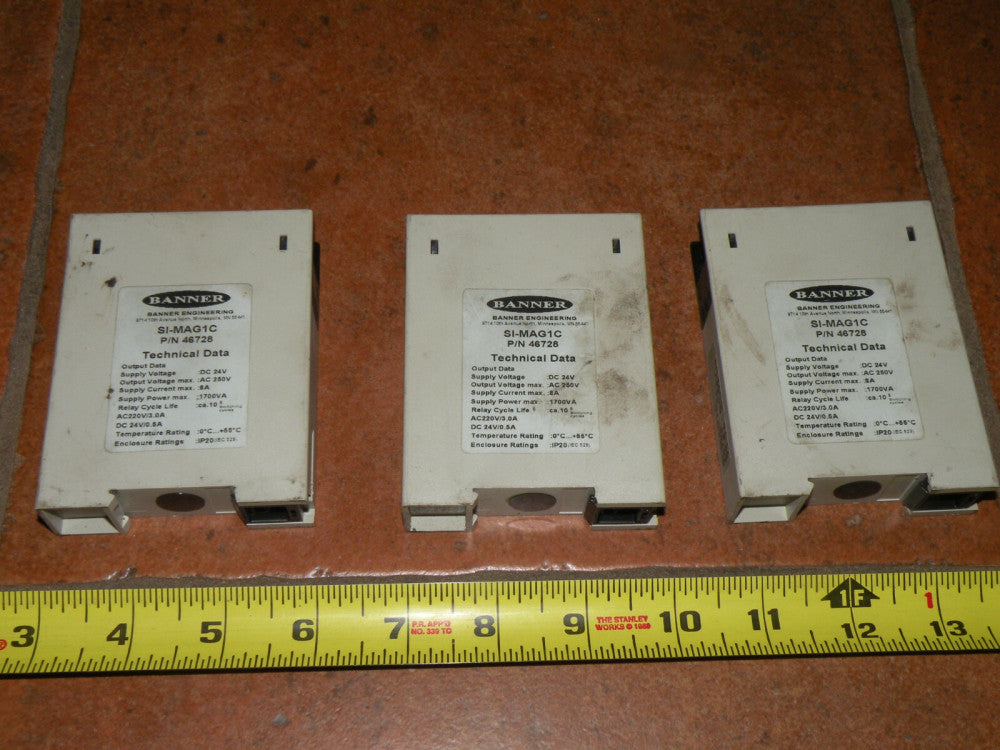 (1) Banner Npn-Contact Magnetic Safety Switch SI-MAG1C