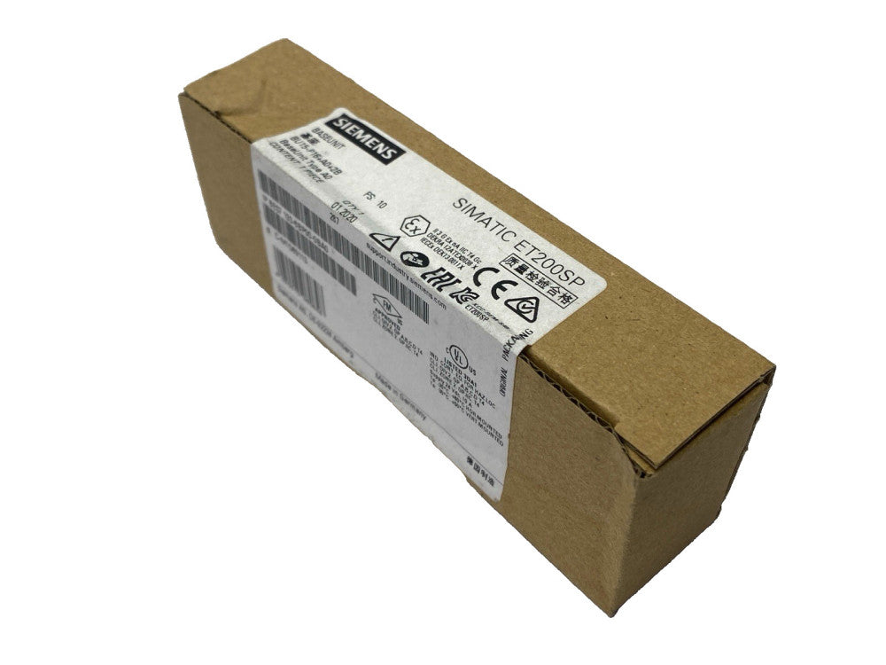 Siemens 6ES7 193-6BP00-0BA0 SIMATIC ET200SP Base Unit BU Type A0