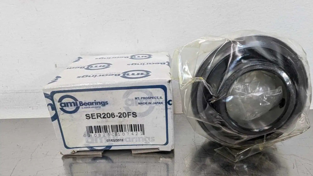AMI Bearings SER206-20FS Insert Ball Bearing 1-1/4" ID Set Screw Locking