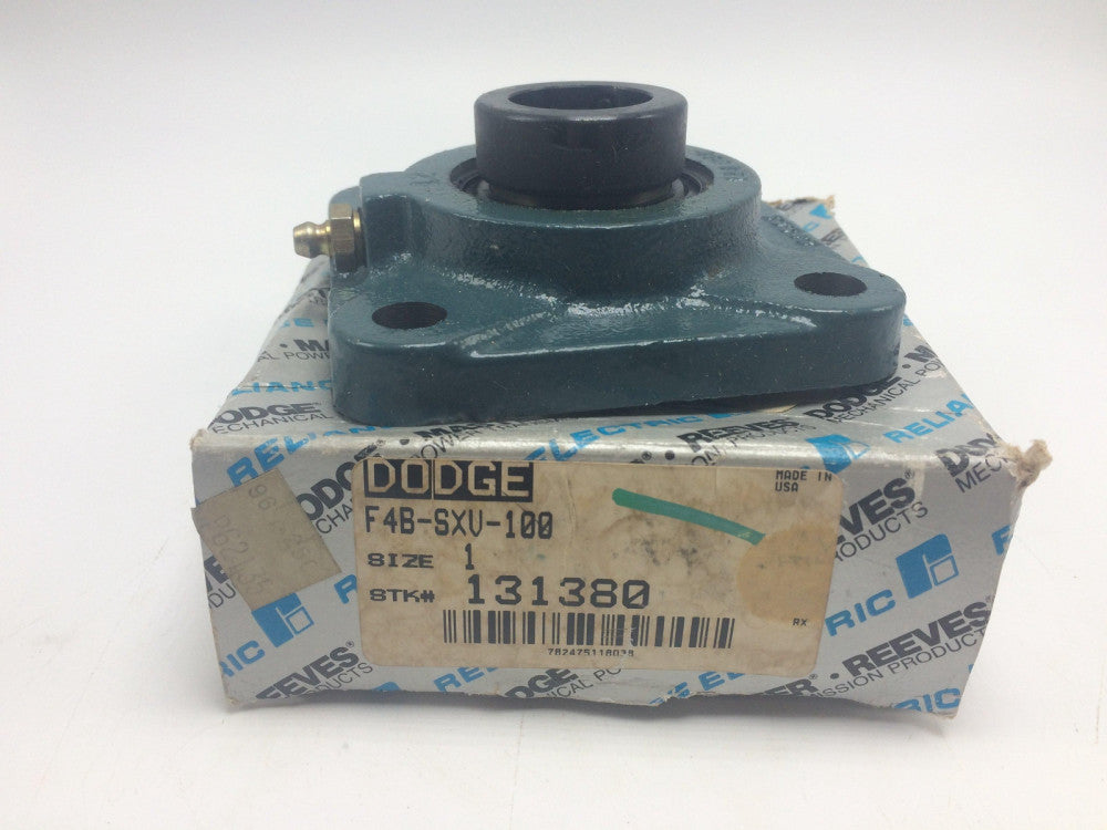 NEW F4B-SXV-100 4-BOLT FLANGE BEARING 131380