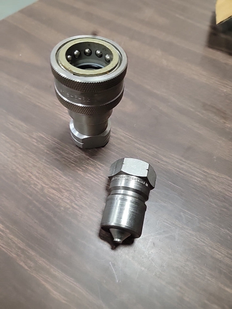 *NEW SURPLUS* Parker SH6-62 Quick Coupling Coupler With SH6-63