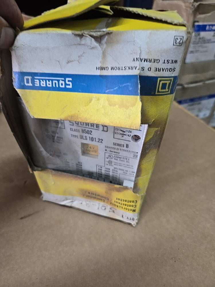 New Old Stock Square D Contactor 125A 660V DLS 101.22 Class 8502 706B82PR3