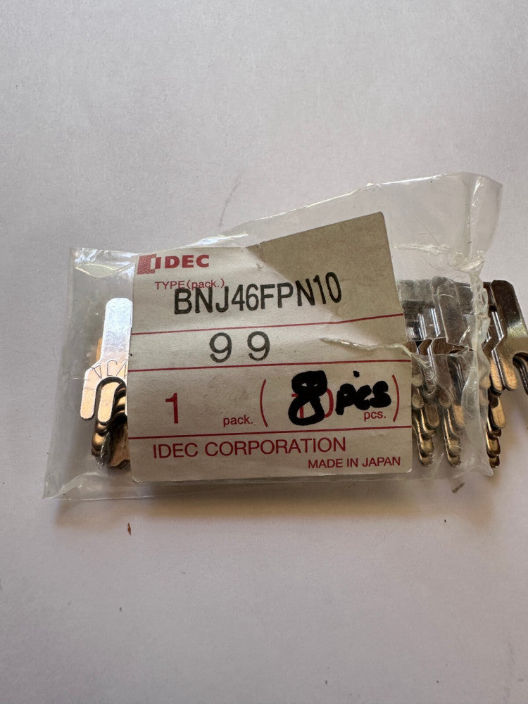 IDEC BNJ46FPN10 Jumper 6 Poles 20AMP (1pack of 8pcs) - New Fast Ship