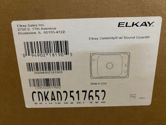 Elkay Celebrity Drop-In Stainless Steel 25 in. 2-Hole Single Bowl Classroom Sink