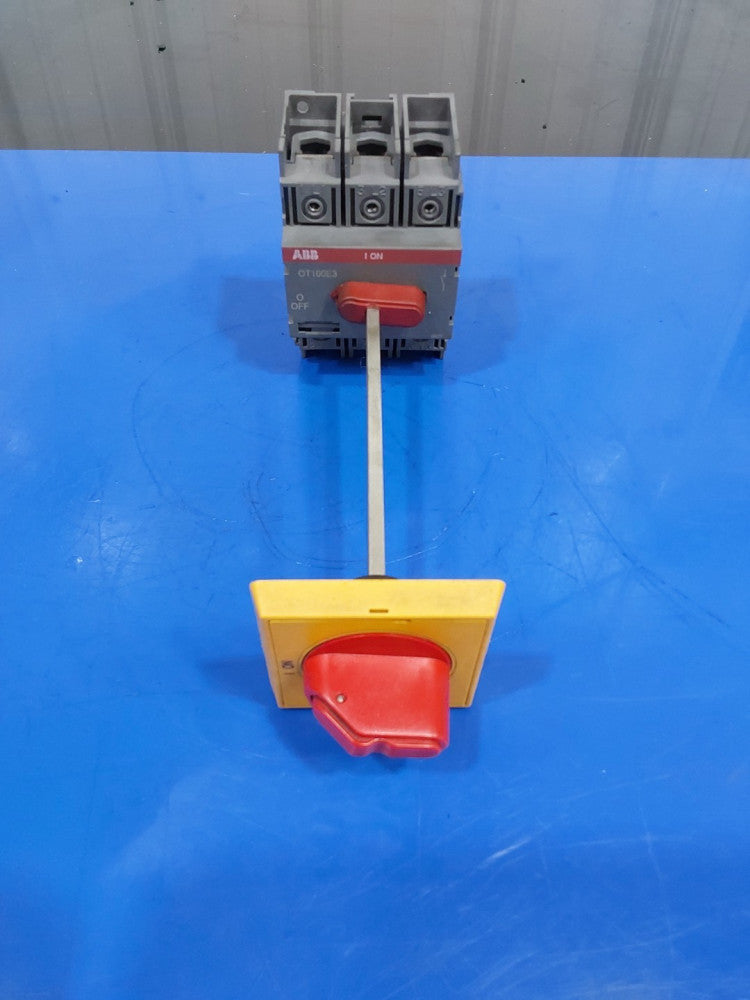ABB OT100E3 3 Pole 115 AMP Load Breaker Switch