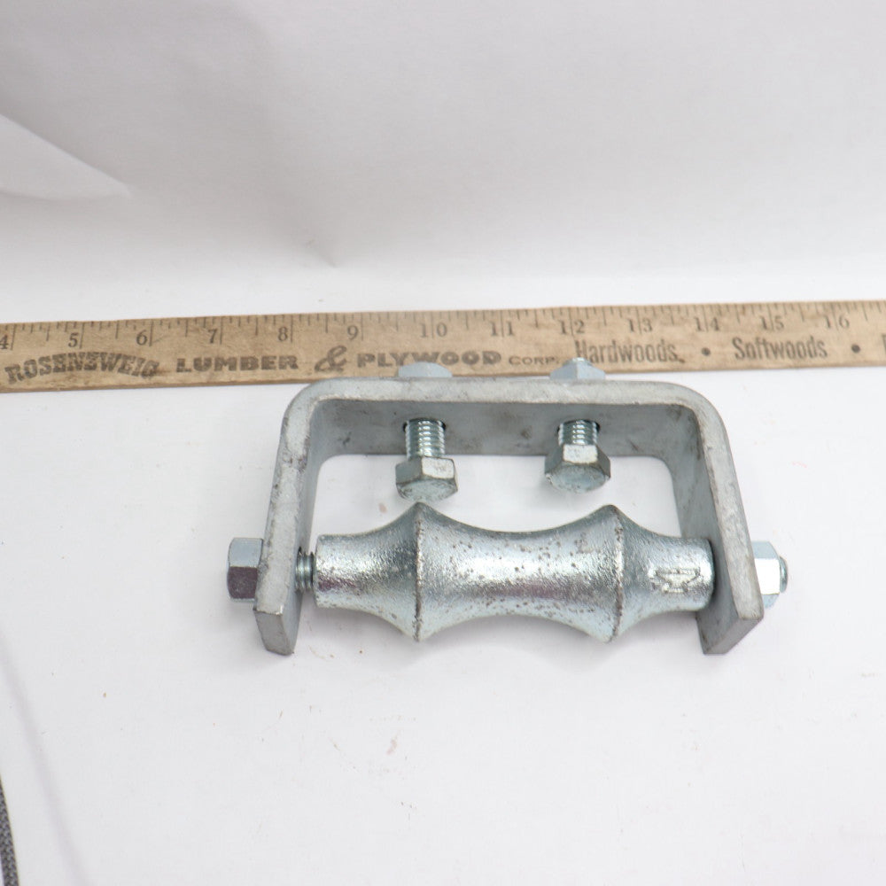 Pipe Roller Chair for Horizontal Applications Galvanized 3"