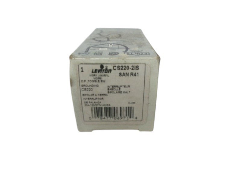 LEVITON CS220-2IS DOUBLE POLE TOGGLE SWITCH NSMP