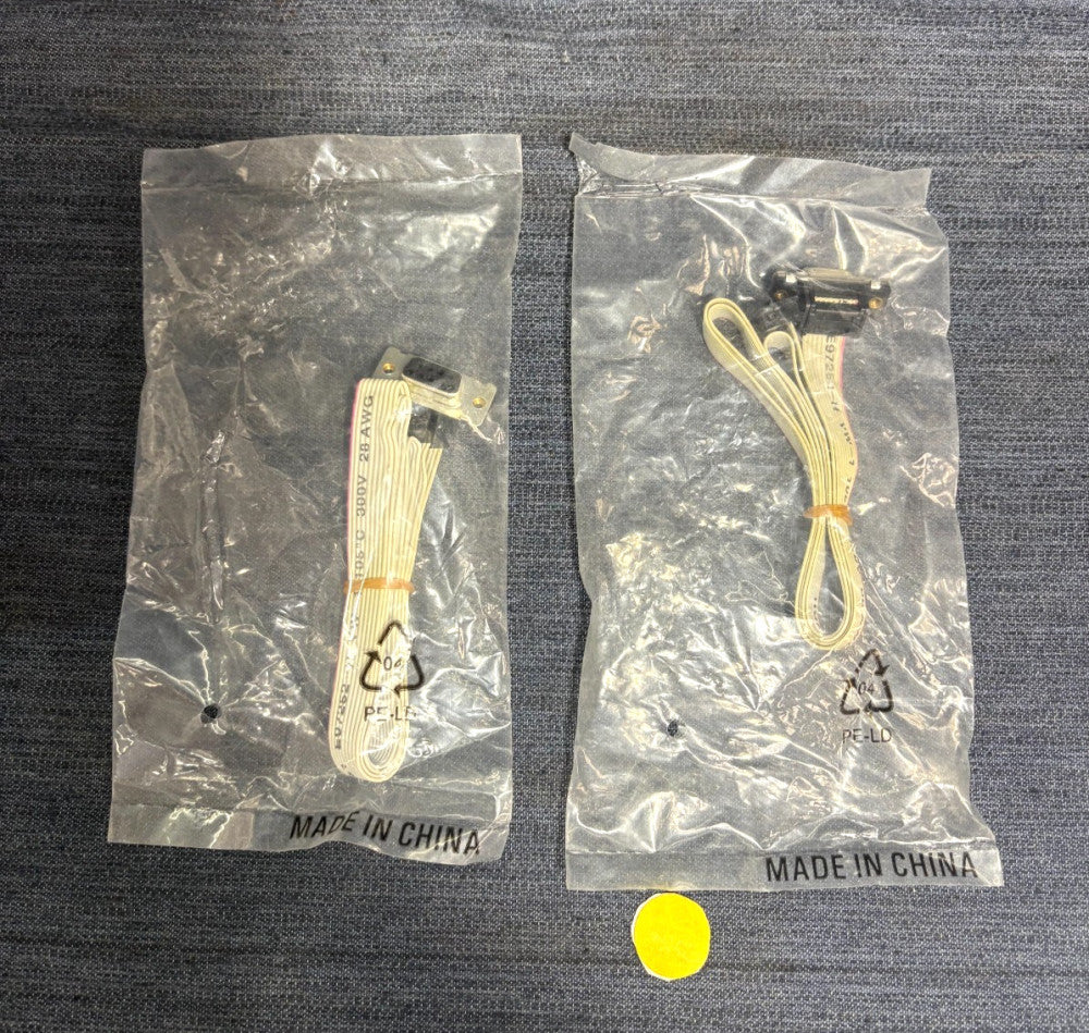 HUNG FU E97252-H 29-1/2" 9 PIN SERIAL CABLE LOT OF 2