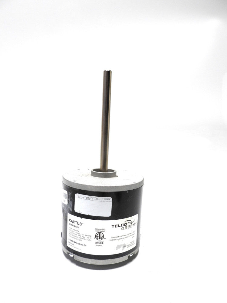 9MVT025506 Electric Motor ECM 1/4 HP 1800 RPM 115 / 230 / 277 VAC 1PH Telco Gre