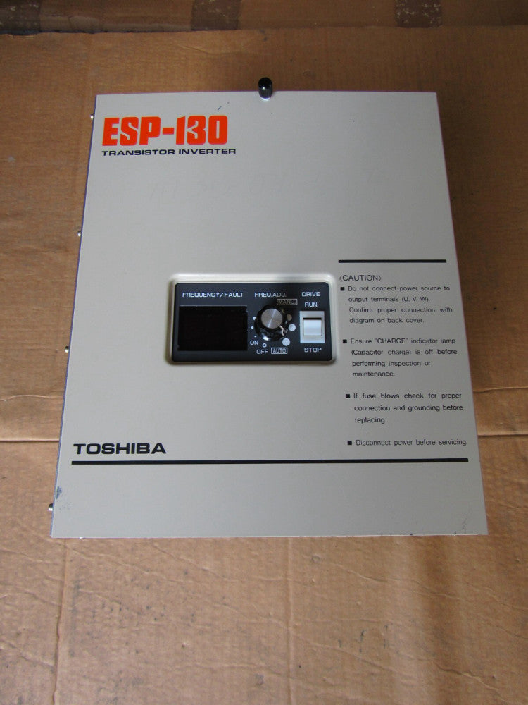TOSHIBA ESP-130 TRANSISTOR INVERTER VT130G1-4035BOE 3HP AC DRIVE XLNT USED !!M/O