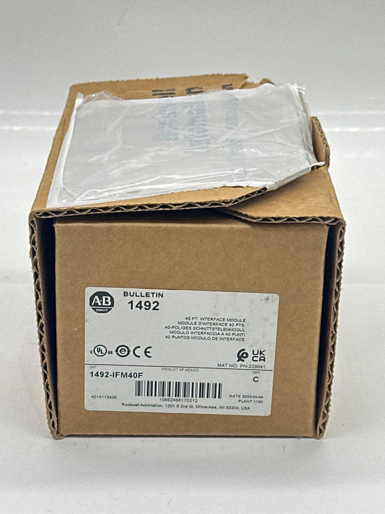 Allen-Bradley 1492-IFM40F SER.C 40-Point Interface Module