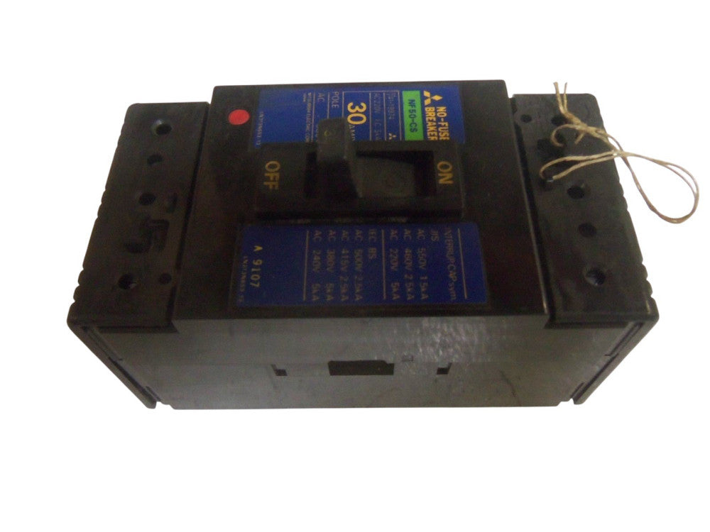 MITSUBISHI NF50-CS 30AMP CIRCUIT BREAKER UNMP
