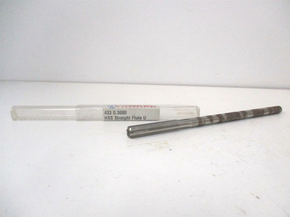 Yankee (433-0.3680) 1-3/4" x 7" OAL HSS RH Straight Chucking Reamer