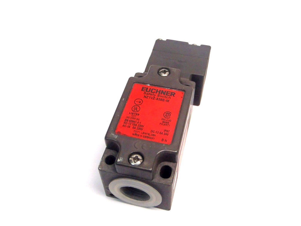Euchner NZ1VZ-538E-M Safety Switch Interlock Guard 24V 30x60mm Mounting