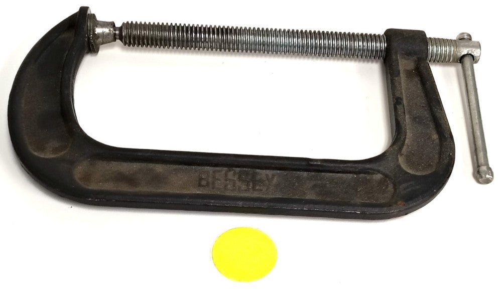 BESSEY 6" ADJUSTABLE C-CLAMP 6-1/2" WIDTH 3-1/2" DEPTH STEEL MATERIAL