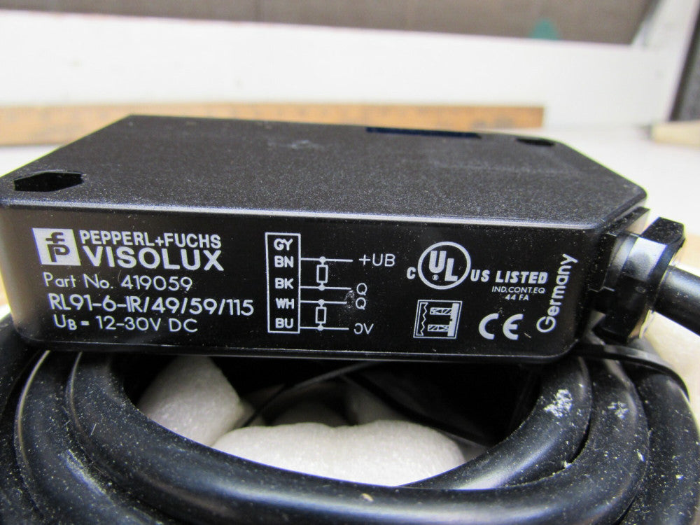Pepperl+Fuchs Visolux PT#419059 RL91-6-IR/49/59/115 SENSOR NEW IN BOX MAKE OFFER