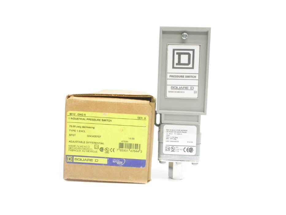 SQUARE D 9012GNG5 SER. B 75.0PSI NSMP