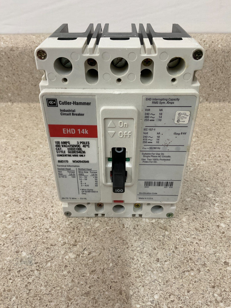 Cutler Hammer EHD3100L NEW
