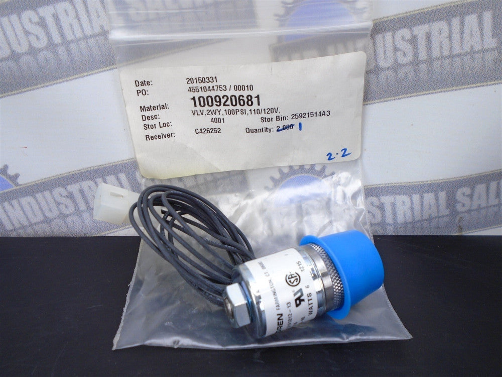 NORGREN - U161012-13-120-60 - Solenoid Valve - 2Way - 120V - 1/16 NPT